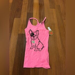 TOTAL GIRL ribbed top with spandex, in pink size XL ( 14/16) NEW